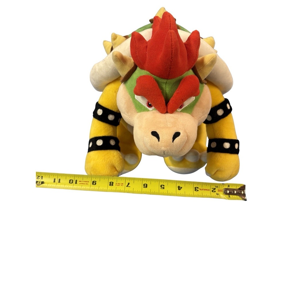 Super Nintendo Mario World Bowser Stuffed Toy Universal Studios Approx 12" - Picture 8 of 10